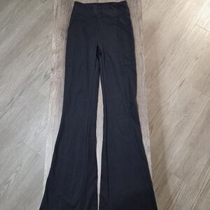 NWOT SO Black Flare Pants XS Pull-On Stretch Yoga Athleisure